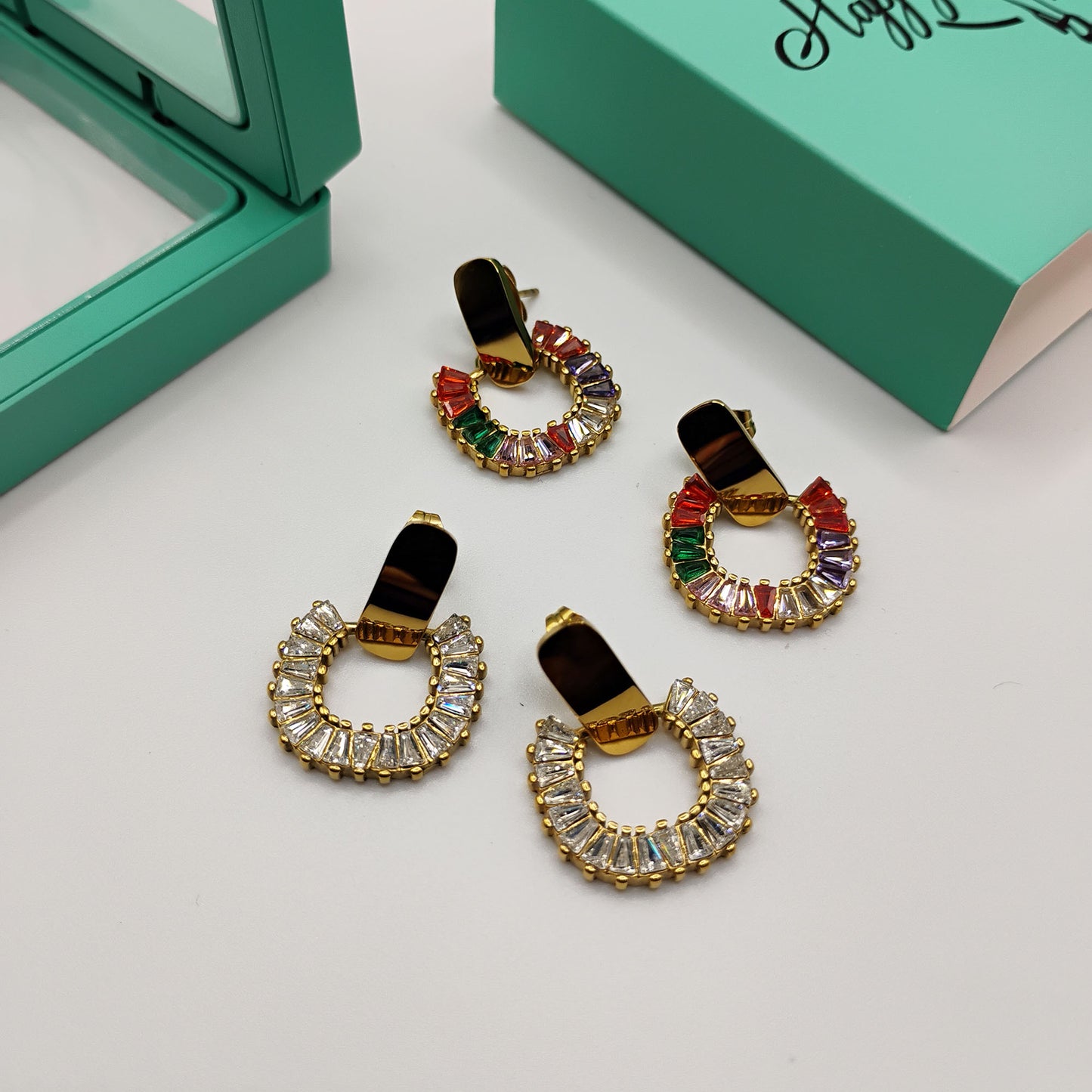 Pendientes de cristal