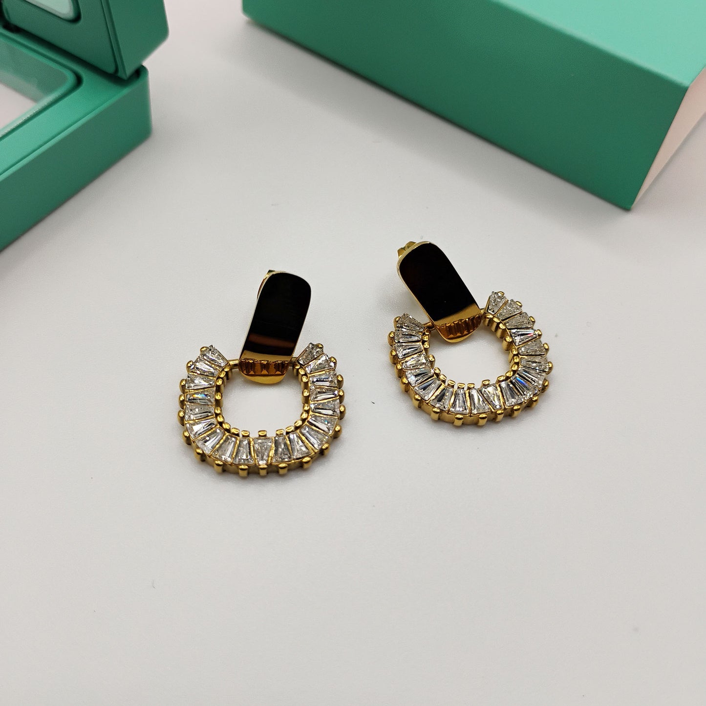 Pendientes de cristal