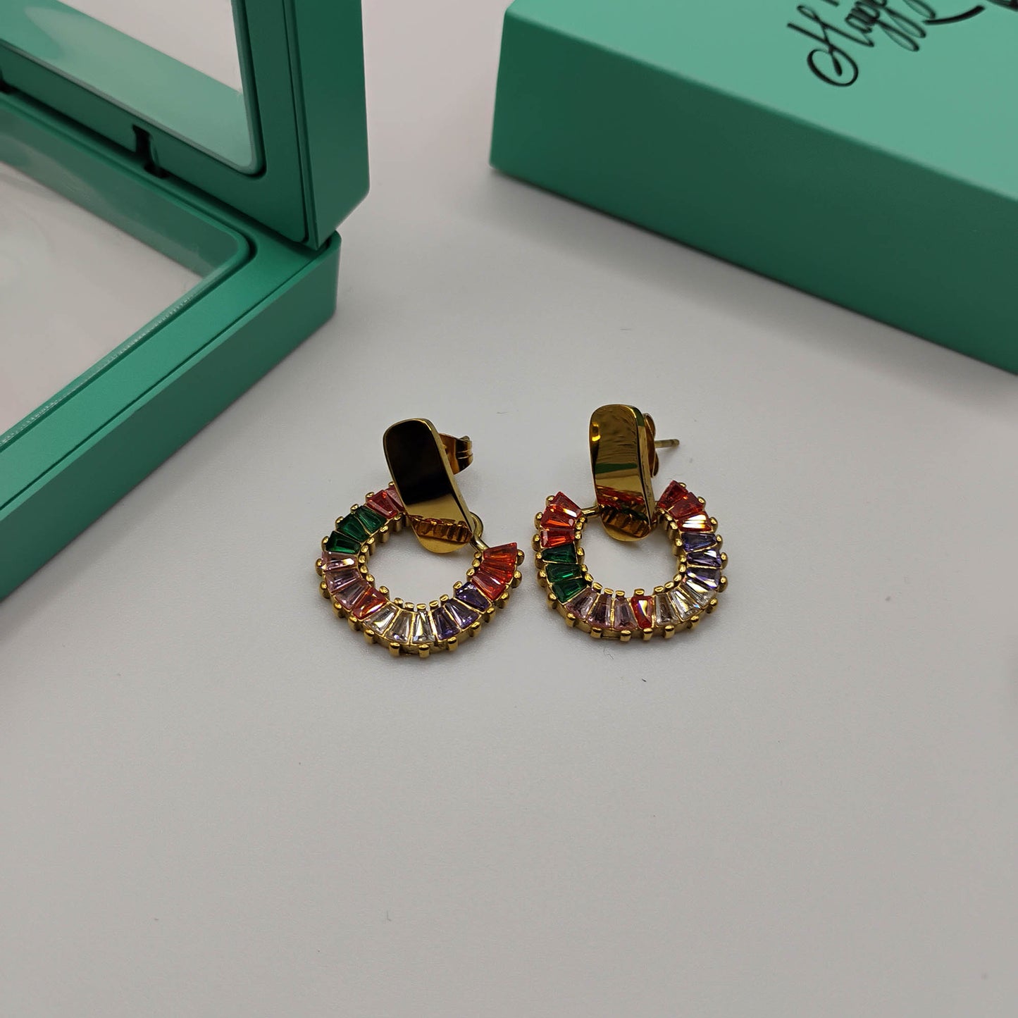 Pendientes de cristal