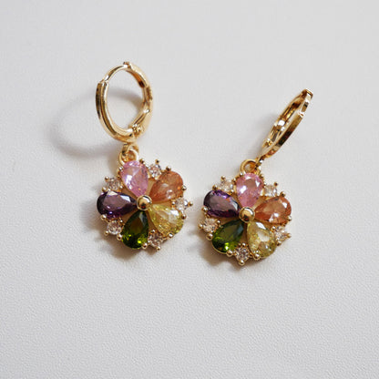 Pendientes de magnolia