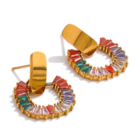 Pendientes de cristal