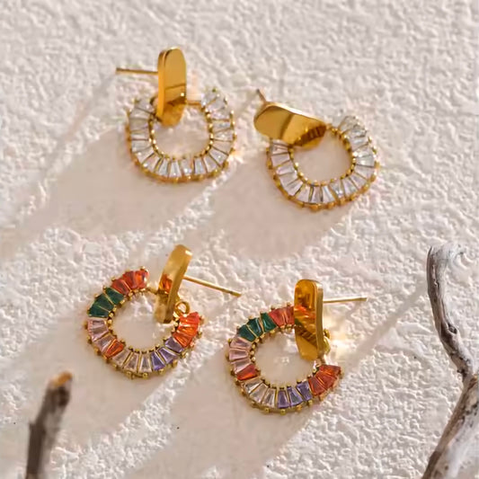 Pendientes de cristal