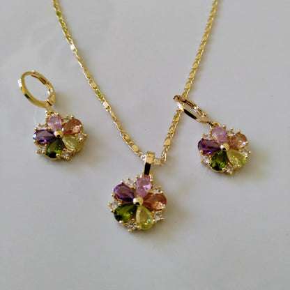 Pendientes de magnolia